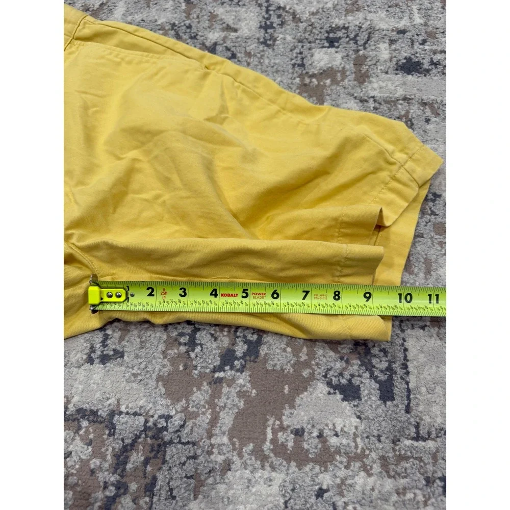 Polo Ralph Lauren Prospect Short Mens 31 Yellow Cotton Chino Twill